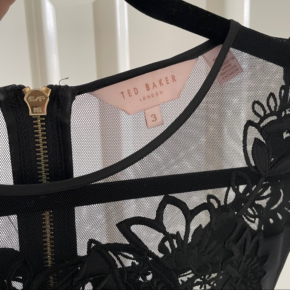 Ted Baker Dollii Black Skater Dress